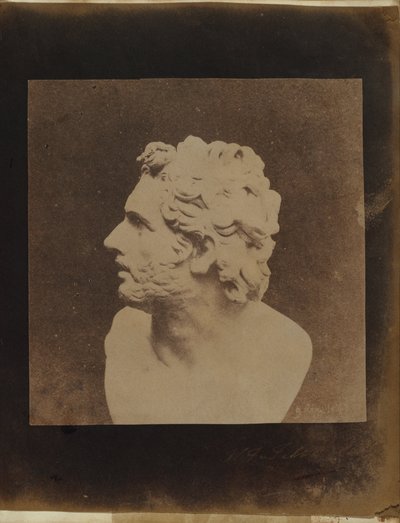 The Bust of Patroclus by William Henry Fox Talbot